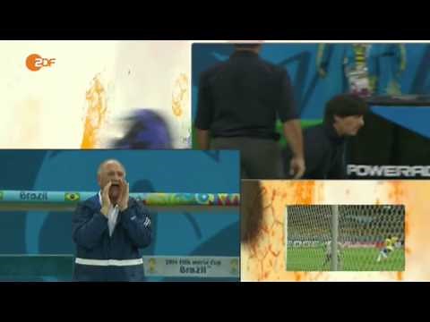 WM 2014 Halbfinale Brasilien vs Deutschland 1 - 7 ALLE TORE