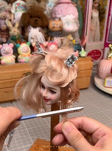 Simply Learn How to Do Clay Doll Hairs 💇‍♀️ Clay Hair Day Styling 📸 | DEEPFLAME