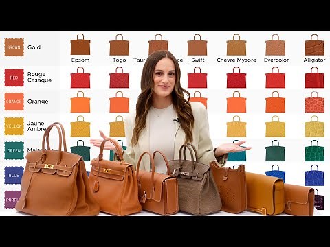 Hermes Leathers and Colors Explained: Watch this before you buy an Hermes bag!