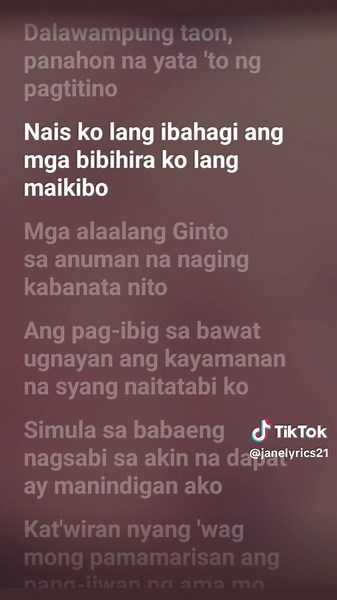 Ginto: Sayo Lang Naman Nagkaganito Lyrics