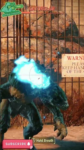 I Used the RAREST GUN in Fallout 4 on a Gatorclaw! 👽👽👽