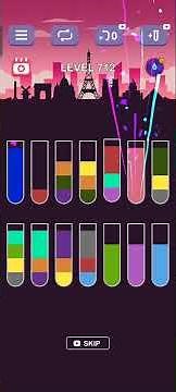 water sort puzzle level 712 guru #games