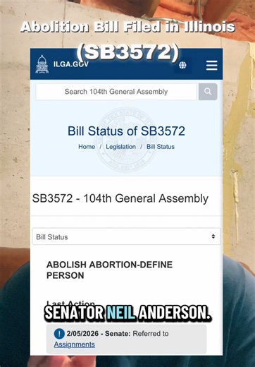 First Bill to abolish abortion in Illinois.