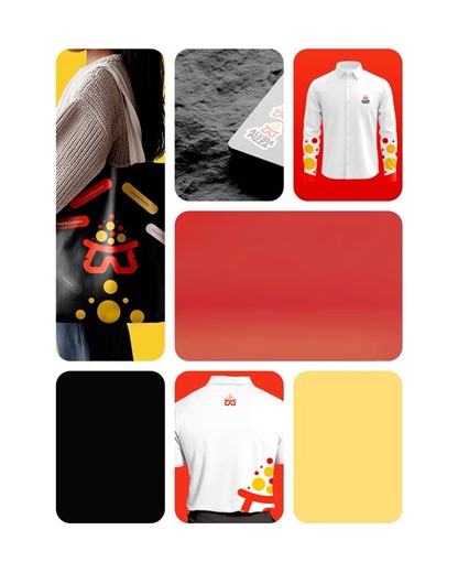 BrandwithGJ | Logo & Brand Identity Designer on Instagram: "Brand Identity Design for Alvida Pizza ALVIDA PIZZA is a modern pizza brand built on bold flavor, simplicity, and energy. The goal of this visual identity was to create a clean, memorable logo that instantly connects to the product while expressing warmth and friendliness. The logo mark draws inspiration from a pizza slice, reimagined in a minimalist, geometric form. The base of the brandmark “A” represents the brand’s initial, while th