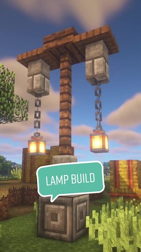 Wholesome Minecraft Lamp Building Tutorial
