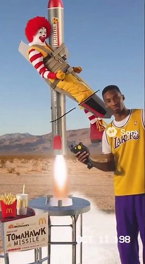 Kobe launches Ronald McDonald into space Sora 2 Ai