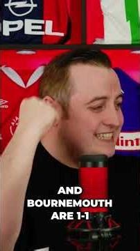 Diving Drama! Bournemouth Scores Equalizer Against Man Utd! #shorts