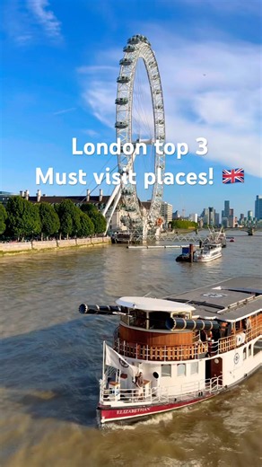 London Top 3 Must Visit Places! 🇬🇧 3 Places You CANNOT Miss in London!