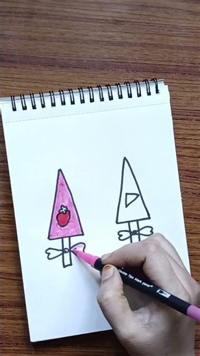 Easy ice cream stick art for kids