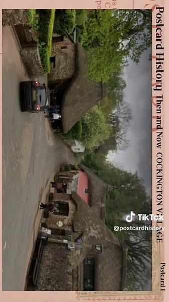 Postcard History Then and Now on TikTok
