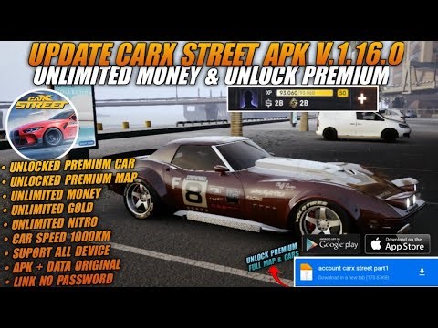 CarX Street Mod APK - CARX STREET v1.16.0 MOD APK DOWNLOAD Unlimited Money | Android & IOS 🔥