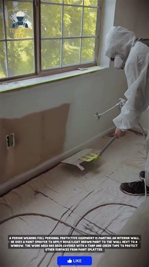 A Quick and Easy Way to Paint Interior Walls Using a Spray Gun #PaintingTips #InteriorDesign #diy