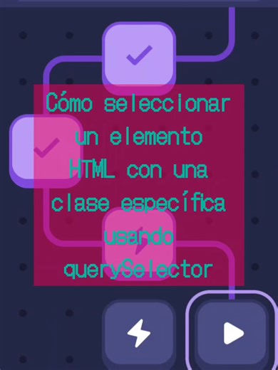 Si varios elementos tienen la misma clase, querySelector() solo tomará el primero que encuentre. Pero podemos afinar nuestra búsqueda combinando la etiqueta y la clase. Hoy te muestro cómo hacerlo paso a paso. 🧪 #javascript #html #programacion #devtok #aprendeprogramacion #webdev #mimoapp #frontend #codigofacil #tutorialesweb