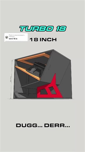 Turbo Subwoofer Box - Sound System Skema Turbo 18 Inch