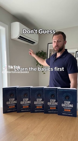 HVAC FUNDAMENTALS FOR BEGINNERS — 5-VOLUME SERIES 🚀 WANT TO START AN HVAC CAREER BUT DON’T KNOW WHERE TO BEGIN? HVAC can feel overwhelming when you’re new. Airflow. Refrigeration. Electricity. Components. Tools. Safety. Installation. Troubleshooting. You don’t need to understand everything on your first day. You need to build the foundation one concept at a time. The Stop Guessing: HVAC Fundamentals for Beginners 5-volume series was created as a complete learning path for students, apprentices,