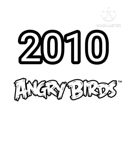 angry birds logo história 2009-2015