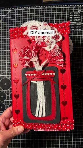 DIY Valentine Journal Crafting from Dollar Tree Items