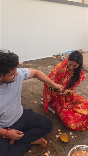 Haldi Rang pani ❤️ Marathi after wedding rituals 🪷✨#marathiwedding #wedding