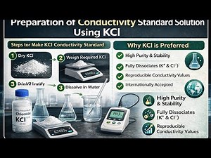 How to Prepare Conductivity Standard Using KCl Salt | Why KCl is Preferred