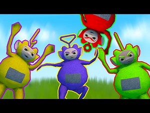 Becoming the Teletubbies! The Amazing Frog 40