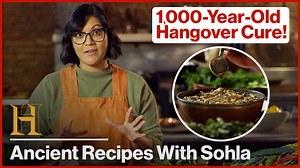 84K views · 1.8K reactions | Sohla travels back to the Islamic Golden Age of 10th century Baghdad and recreates Kishkiyya, a 1,000-year-old hangover cure from one of the oldest Arabic cookbooks. | HISTORY | Facebook