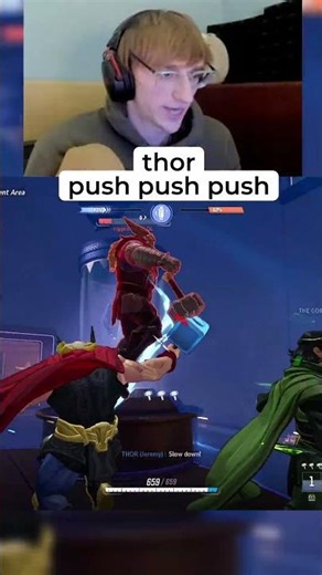 thor body block is perfect with kidnaps😭 #push #thor #fyp #marvelrivals