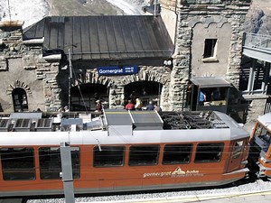 Gornergrat Railway in Zermatt, Switzerland