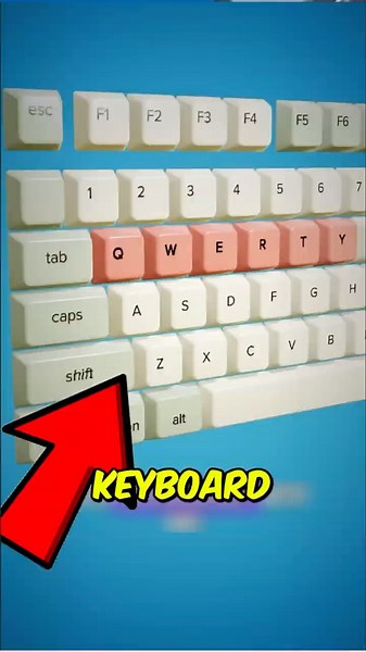 Why Can’t We Escape the QWERTY Keyboard 😱⌨️ #technology #facts #shorts