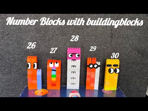 Satisfying DIY blocks Number Blocks|Number Blocks with buildingblocks#numberblocks #numberblockstoys