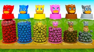 922K views · 10K reactions | Baby Pj Masks with Soccer Balls and Animals Learn Colors IG: instagram.com/forkidsespanol/ 李 KW: https://s.kw.ai/u/-Rf52pCM 李 | For Kids Español | Facebook