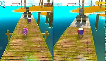 Rolling Balls Sea Race