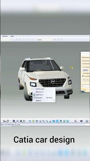 car design in catia v5 by imagine and shape tool and generative shape design (hyundai venue)