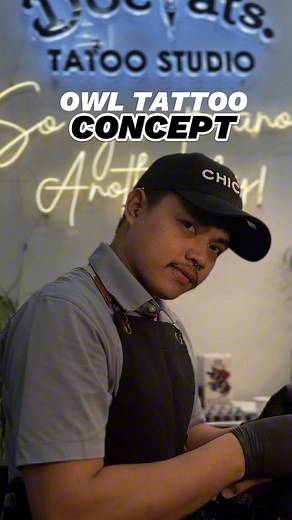 OWL TATTOO CONCEPT 🦉💉❤️ #doctats #dottedshading #whipshadingtattoo #owl #owltattoo #owltattoodesign #tattoo | Raven Santos