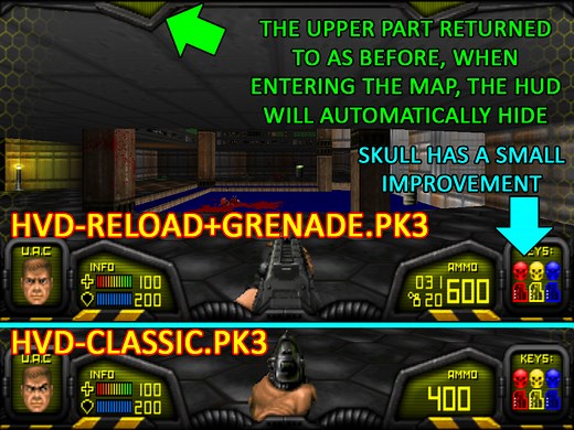 Hud Visor Doom V3.0 addon