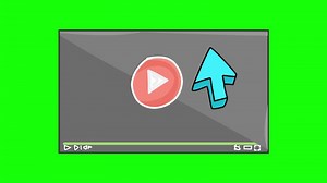 Download Cartoon Online Player Screen 2D Animation Green Screen for free