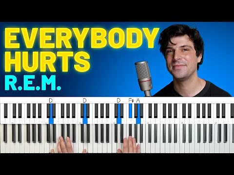 How To Play "Everybody Hurts" by R.E.M. [Piano Tutorial + Chord Chart]