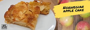 norwegian apple cake - BigSpud