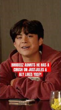 BRODEEZ ADMITS HE HAS A CRUSH ON JUSTJULES & ALY LIKES YAS?! #justjules #brodeez #dating #interview