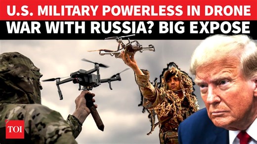 The #UnitedStates is dangerously behind in the global race for drone warfare supremacy. Despite its technological edge, a report says that most U.S. troops are unprepared for modern unmanned combat. #Russia and #China are rapidly outproducing the U.S. in low-cost UAVs, while #Ukraine is pushing to co-produce millions of drones annually. Watch | The Times of India