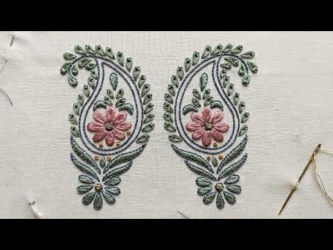 Kashmiri Embroidery Badam Design 