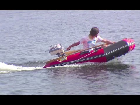 Zodiac 240 with Evinrude 4