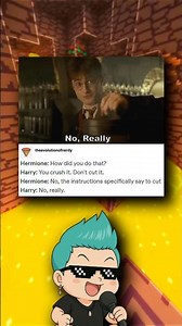 Harry Potter Tumblr | Hermione VS Harry in Potions Class