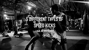 After extensive research and observation, the AA Brothers of Onyx explains and demonstrates the 5 different types of Muay Thai speed kick. | Onyx MMA