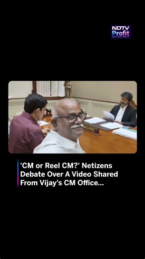 "CM or Reel CM?" Video From Vijay's CMO Sparks Debate #shorts