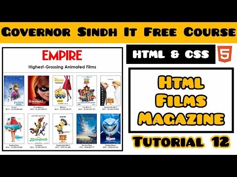 How To Create Magazine in Html | Html Template for Magazine Website | HTML Tutorial for Beginners