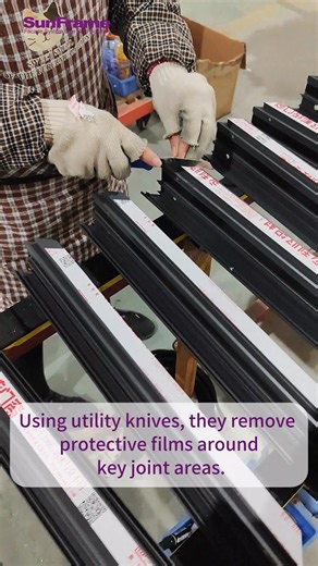 A small detail can make a big difference. Before assembling window...