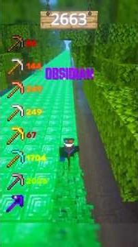 Pickaxe vs Emerald Blocks in #minecraft