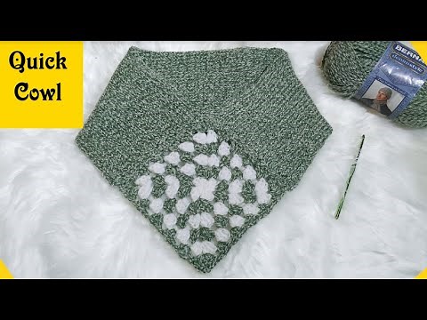 Addi Express Kingsize Patterns - Granny Square Cowl by Claudia Bostic