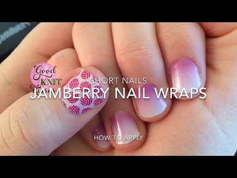 Jamberry Nail Tutorial | Short Nail demo