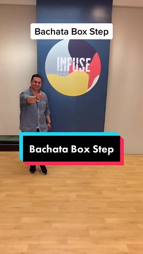 Bachata Box Step 🕺🏻 #bachata #bachatadance #dancingbachata #infusedance #dancer